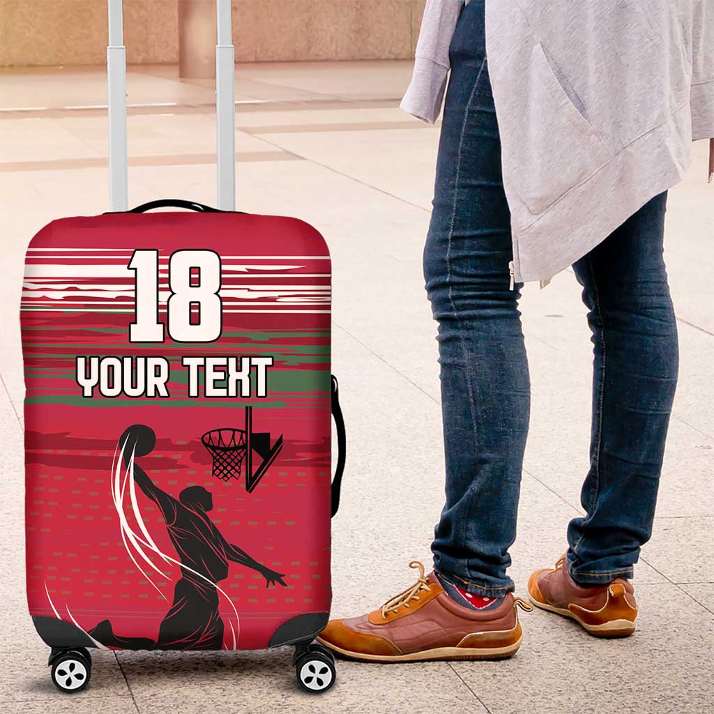 Hungary Basketball Custom Luggage Cover Come On Magyars Grunge Style - Wonder Print Shop