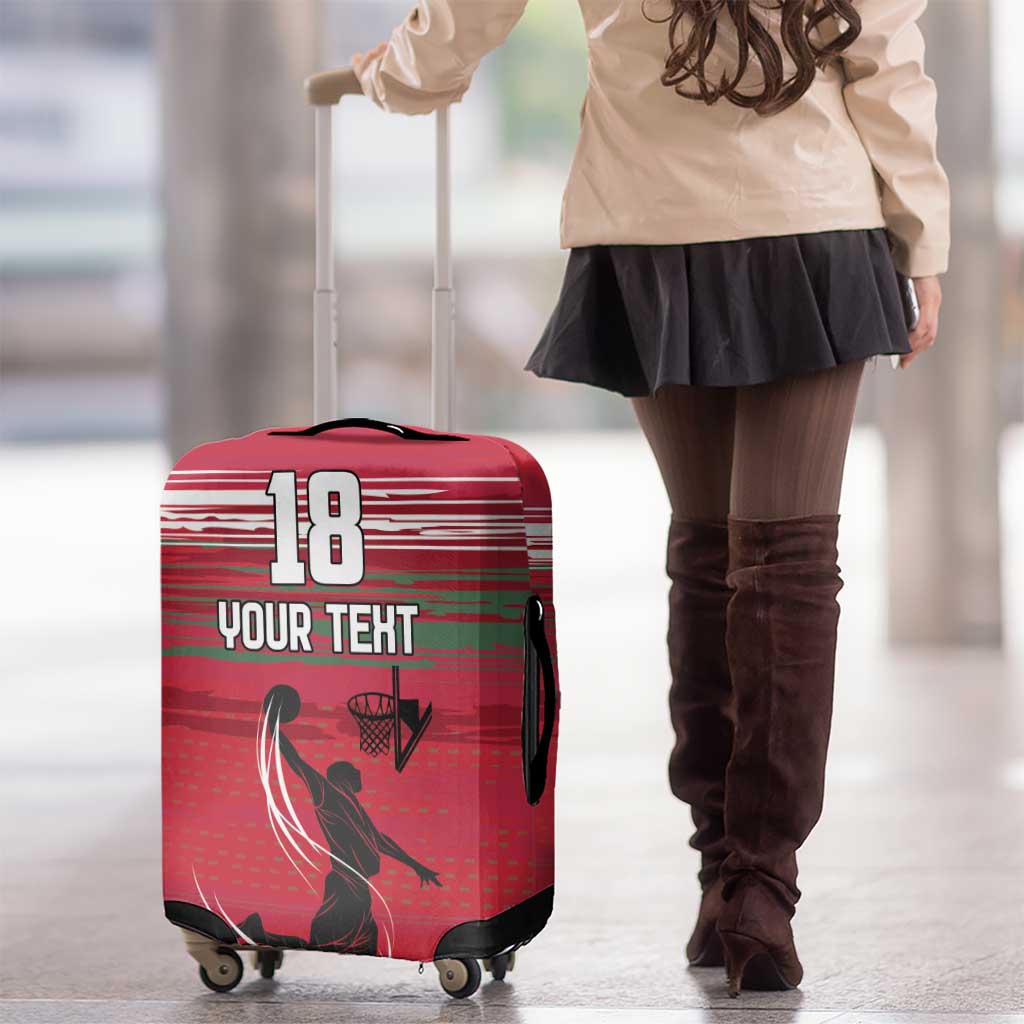 Hungary Basketball Custom Luggage Cover Come On Magyars Grunge Style - Wonder Print Shop