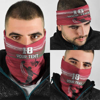 Hungary Basketball Custom Neck Gaiter Come On Magyars Grunge Style - Wonder Print Shop