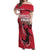 Hungary Basketball Custom Off Shoulder Maxi Dress Come On Magyars Grunge Style - Wonder Print Shop