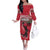 Hungary Basketball Custom Off The Shoulder Long Sleeve Dress Come On Magyars Grunge Style - Wonder Print Shop