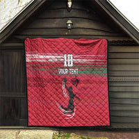 Hungary Basketball Custom Quilt Come On Magyars Grunge Style - Wonder Print Shop