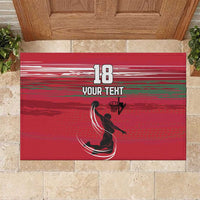 Hungary Basketball Custom Rubber Doormat Come On Magyars Grunge Style - Wonder Print Shop