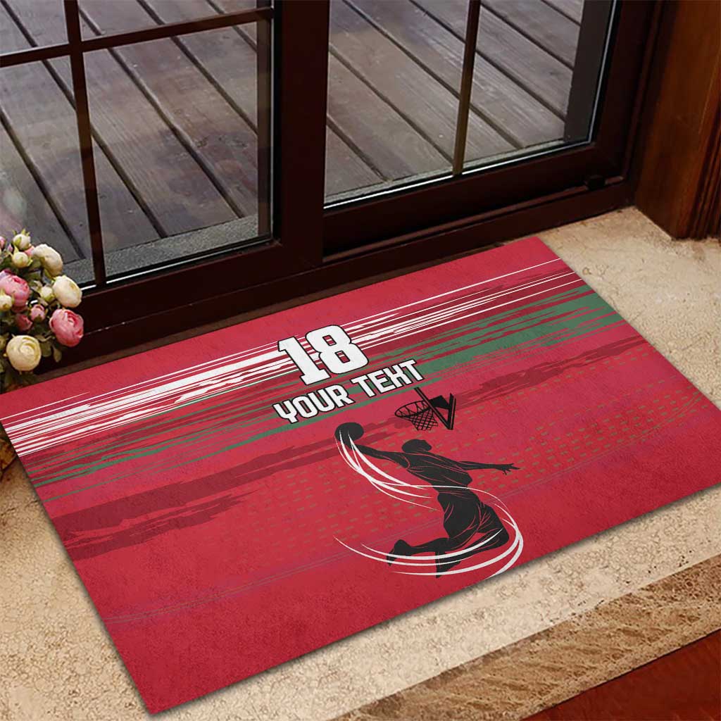 Hungary Basketball Custom Rubber Doormat Come On Magyars Grunge Style - Wonder Print Shop