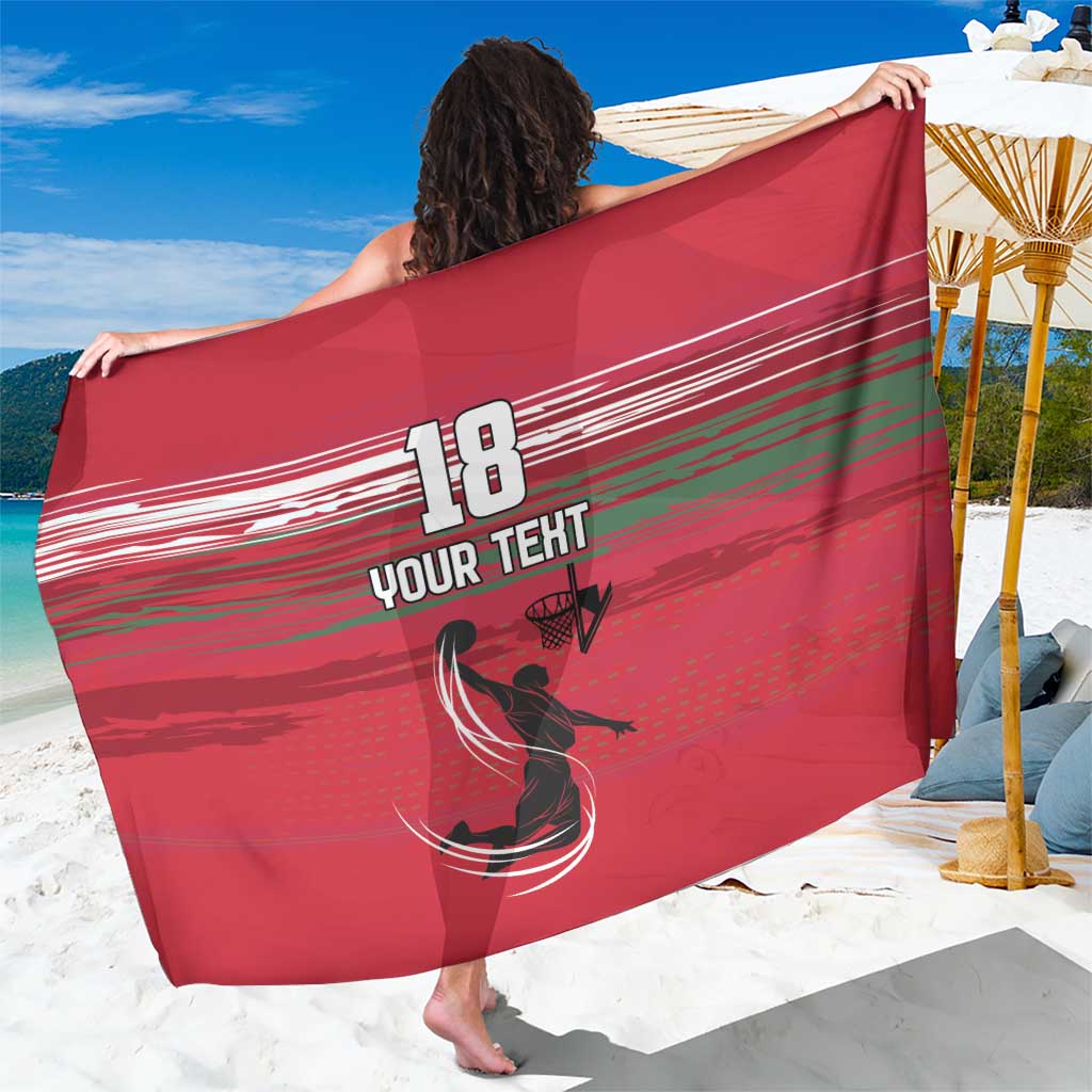 Hungary Basketball Custom Sarong Come On Magyars Grunge Style - Wonder Print Shop