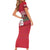Hungary Basketball Custom Short Sleeve Bodycon Dress Come On Magyars Grunge Style - Wonder Print Shop