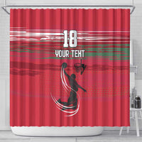 Hungary Basketball Custom Shower Curtain Come On Magyars Grunge Style - Wonder Print Shop