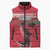 Hungary Basketball Custom Sleeveless Puffer Jacket Come On Magyars Grunge Style - Wonder Print Shop