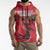 Hungary Basketball Custom Sleeveless Zip Hoodie Come On Magyars Grunge Style - Wonder Print Shop