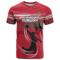 Hungary Basketball Custom T Shirt Come On Magyars Grunge Style - Wonder Print Shop