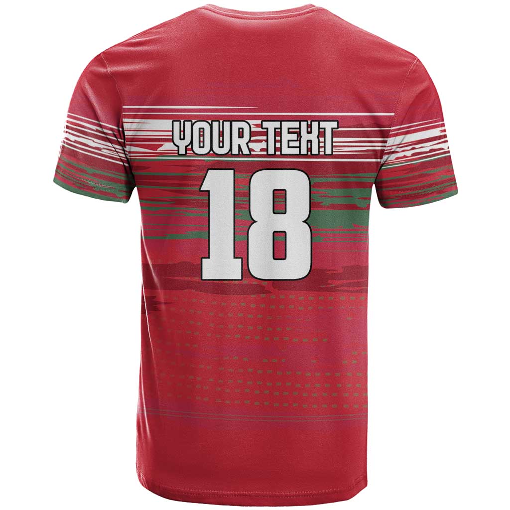 Hungary Basketball Custom T Shirt Come On Magyars Grunge Style - Wonder Print Shop