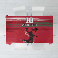 Hungary Basketball Custom Tablecloth Come On Magyars Grunge Style - Wonder Print Shop