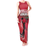 Hungary Basketball Custom Tank Maxi Dress Come On Magyars Grunge Style - Wonder Print Shop