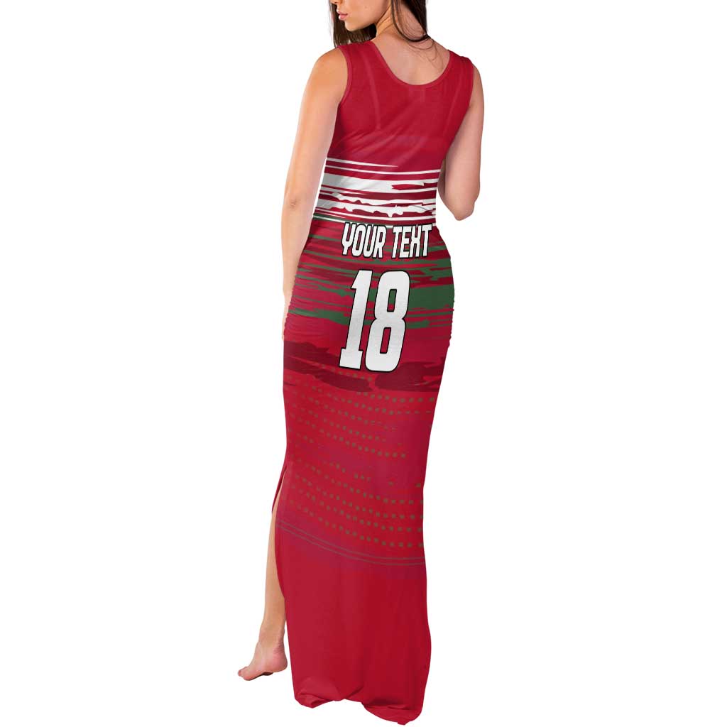 Hungary Basketball Custom Tank Maxi Dress Come On Magyars Grunge Style - Wonder Print Shop