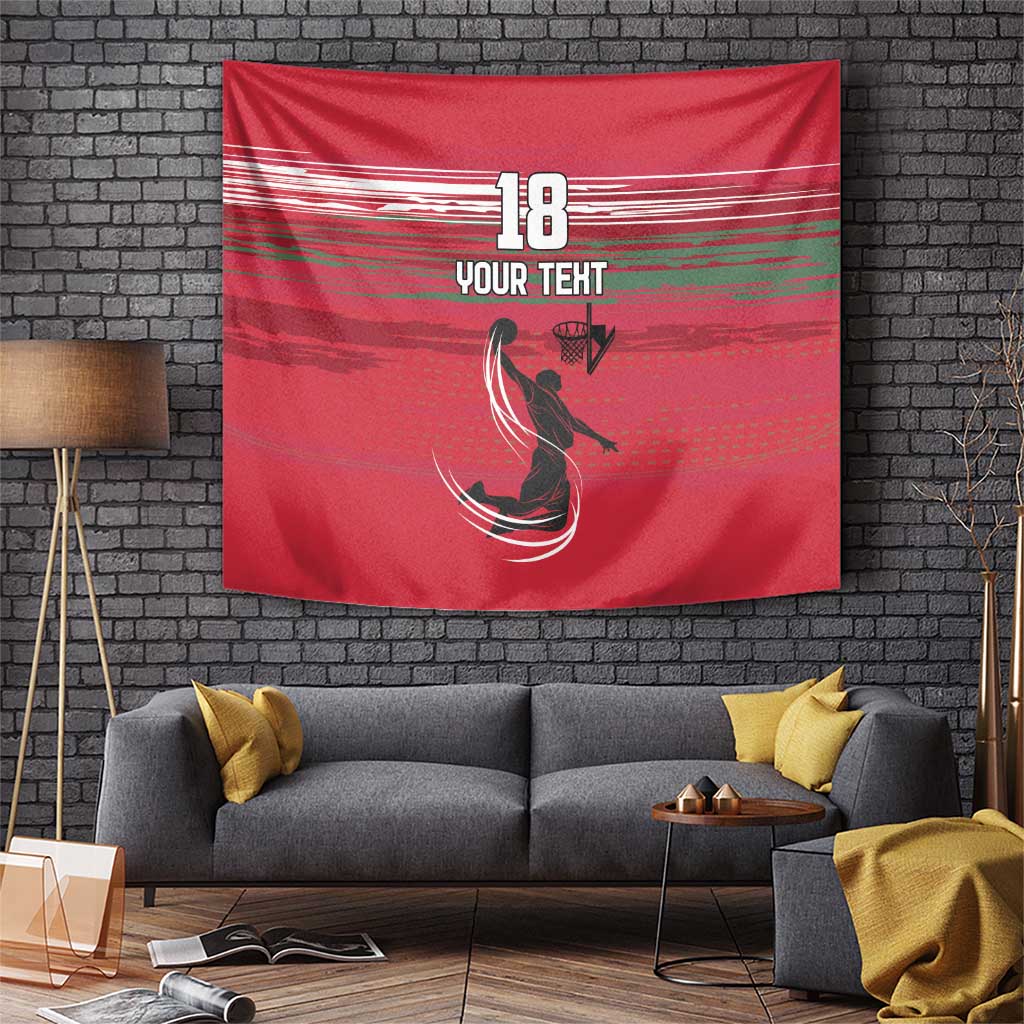 Hungary Basketball Custom Tapestry Come On Magyars Grunge Style - Wonder Print Shop