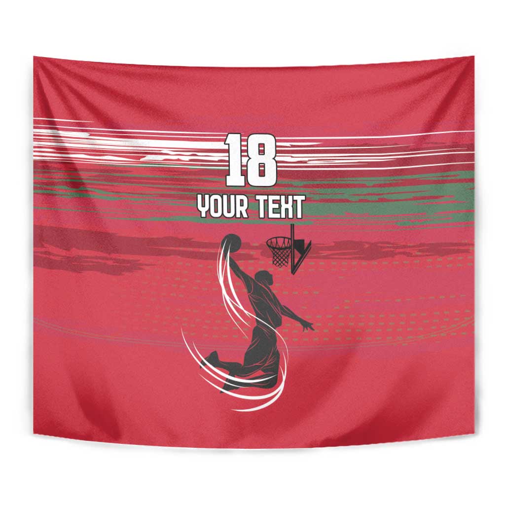 Hungary Basketball Custom Tapestry Come On Magyars Grunge Style - Wonder Print Shop