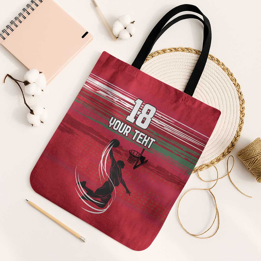 Hungary Basketball Custom Tote Bag Come On Magyars Grunge Style - Wonder Print Shop