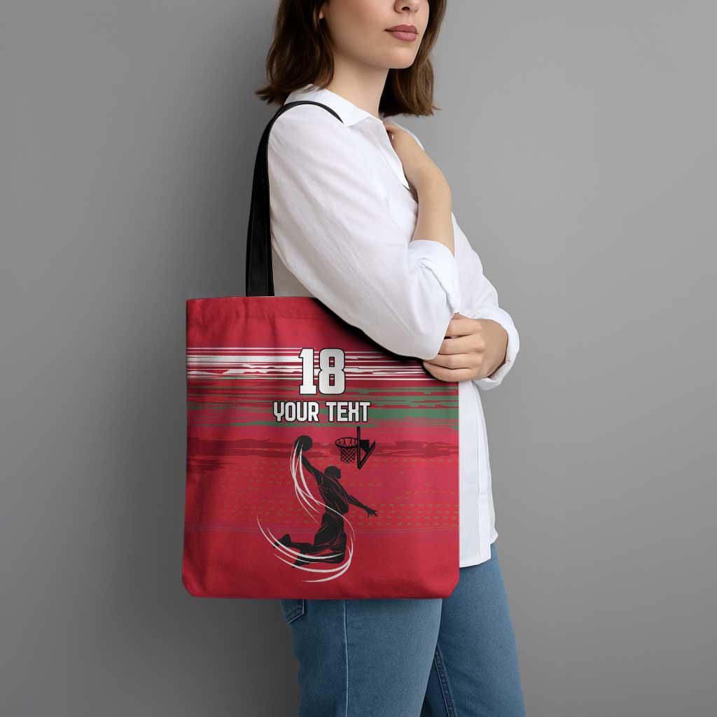 Hungary Basketball Custom Tote Bag Come On Magyars Grunge Style - Wonder Print Shop