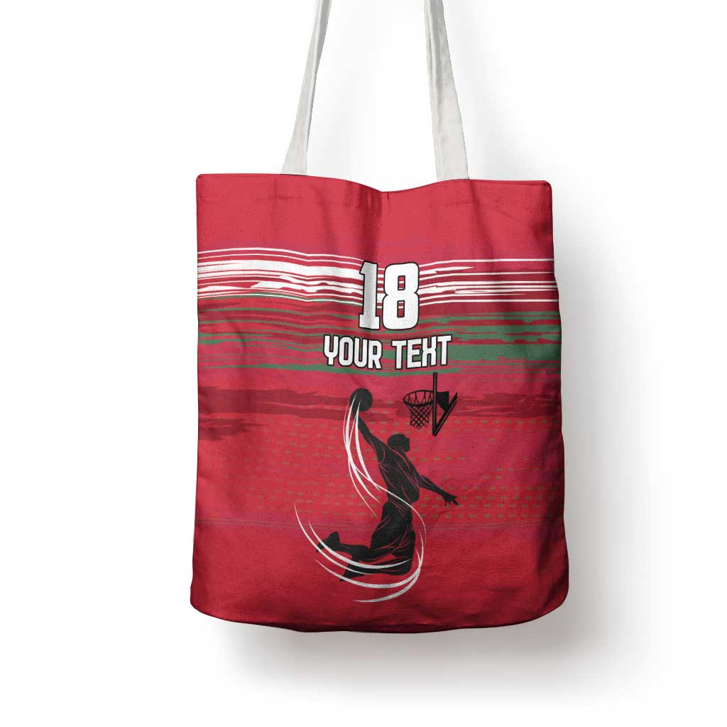 Hungary Basketball Custom Tote Bag Come On Magyars Grunge Style - Wonder Print Shop