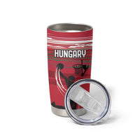 Hungary Basketball Custom Tumbler Cup Come On Magyars Grunge Style - Wonder Print Shop