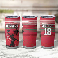 Hungary Basketball Custom Tumbler Cup Come On Magyars Grunge Style - Wonder Print Shop