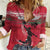 Hungary Basketball Custom Women Casual Shirt Come On Magyars Grunge Style - Wonder Print Shop