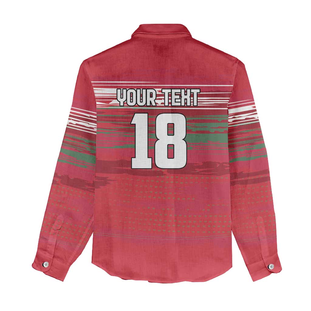 Hungary Basketball Custom Women Casual Shirt Come On Magyars Grunge Style - Wonder Print Shop