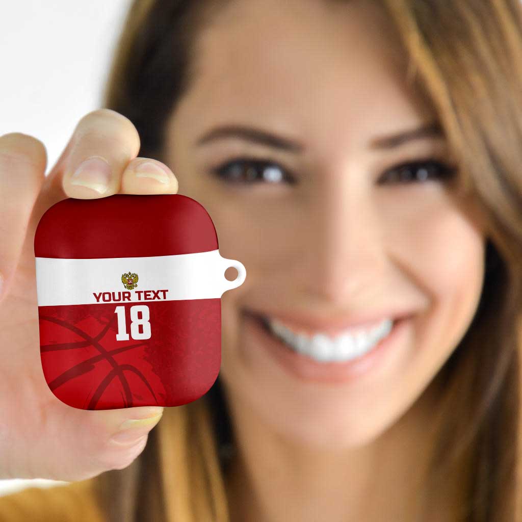 Russia Basketball Custom AirPods Case Go Champion - Wonder Print Shop