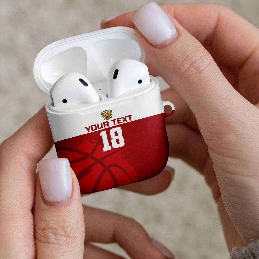 Russia Basketball Custom AirPods Case Go Champion - Wonder Print Shop