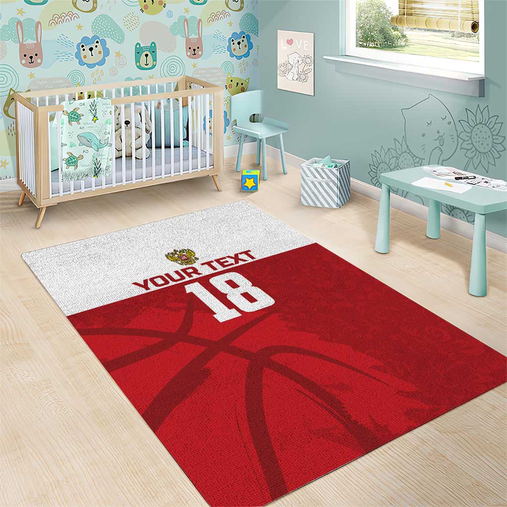 Russia Basketball Custom Area Rug Go Champion - Wonder Print Shop