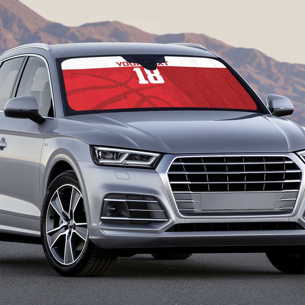 Russia Basketball Custom Auto Sun Shade Go Champion - Wonder Print Shop