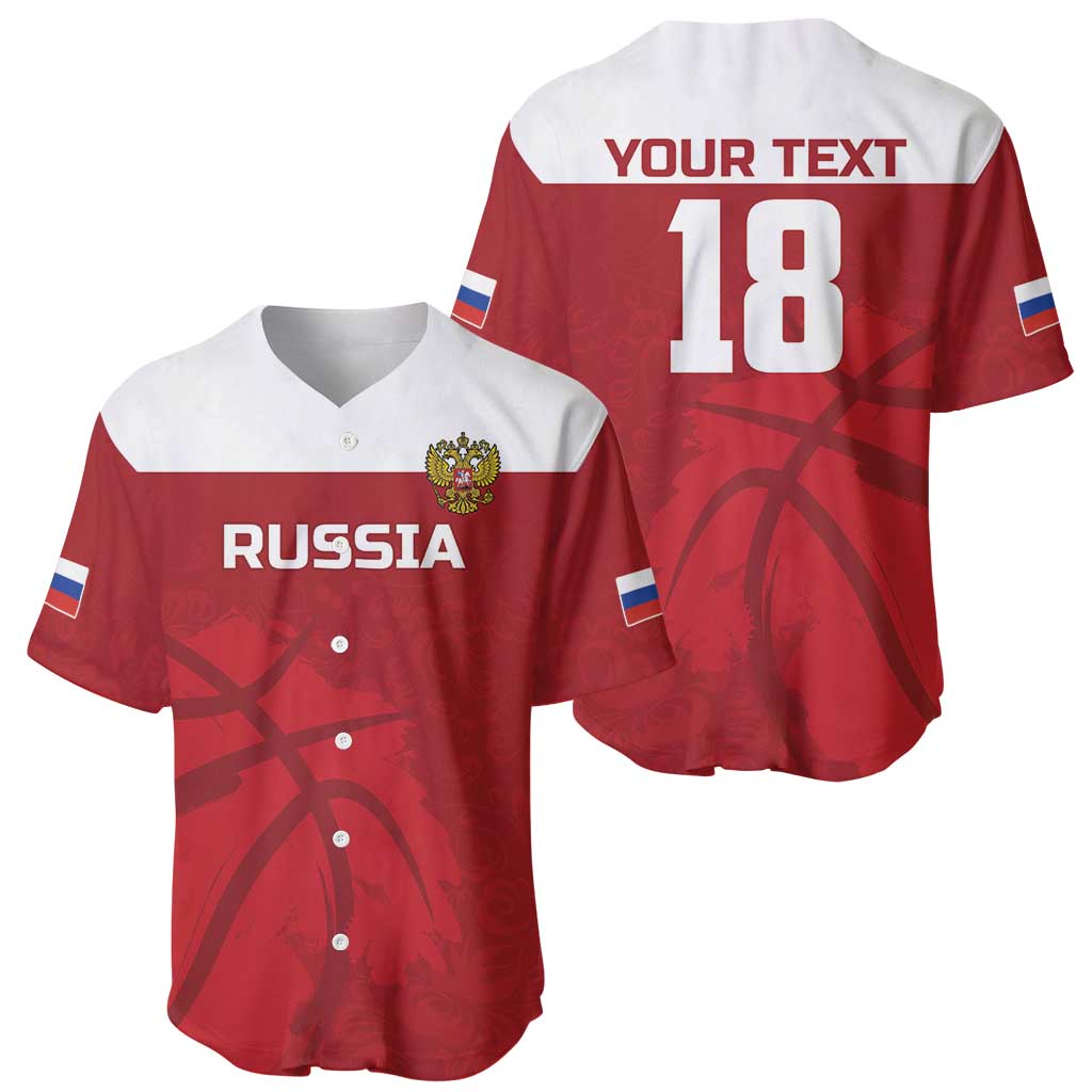 Russia Basketball Custom Baseball Jersey Go Champion - Wonder Print Shop