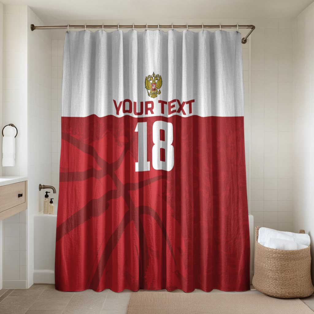 Russia Basketball Custom Bathroom Set Go Champion - Wonder Print Shop