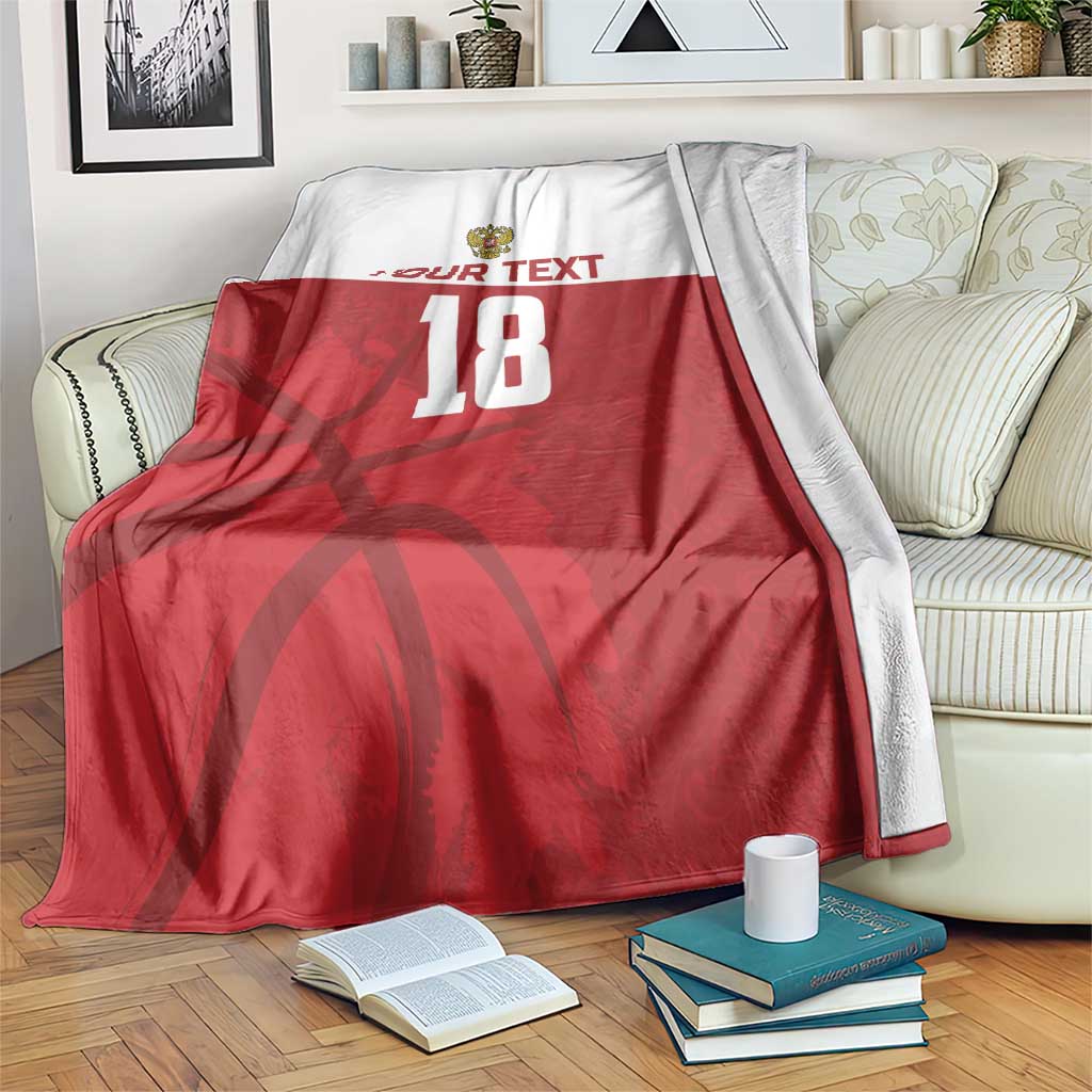 Russia Basketball Custom Blanket Go Champion - Wonder Print Shop