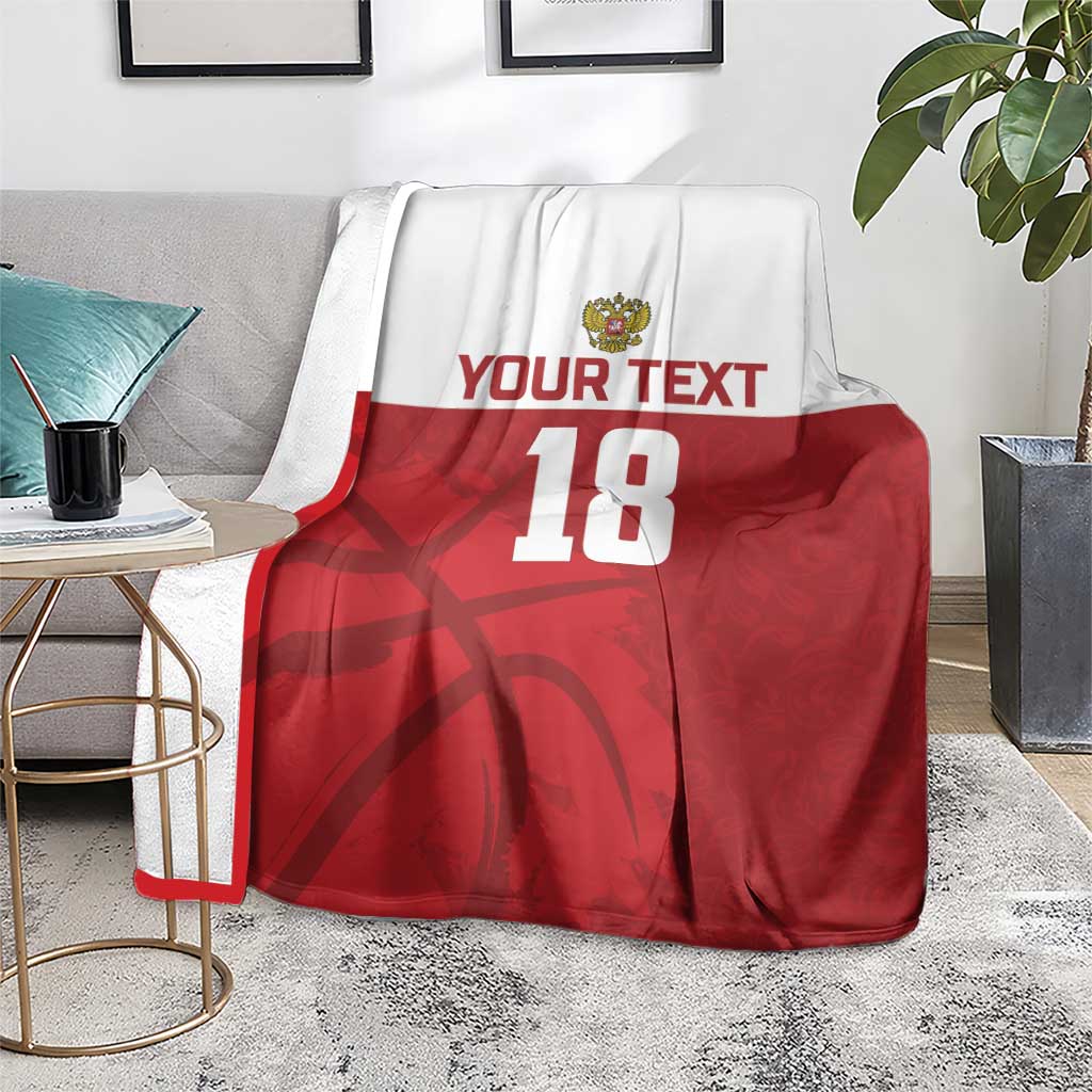 Russia Basketball Custom Blanket Go Champion - Wonder Print Shop