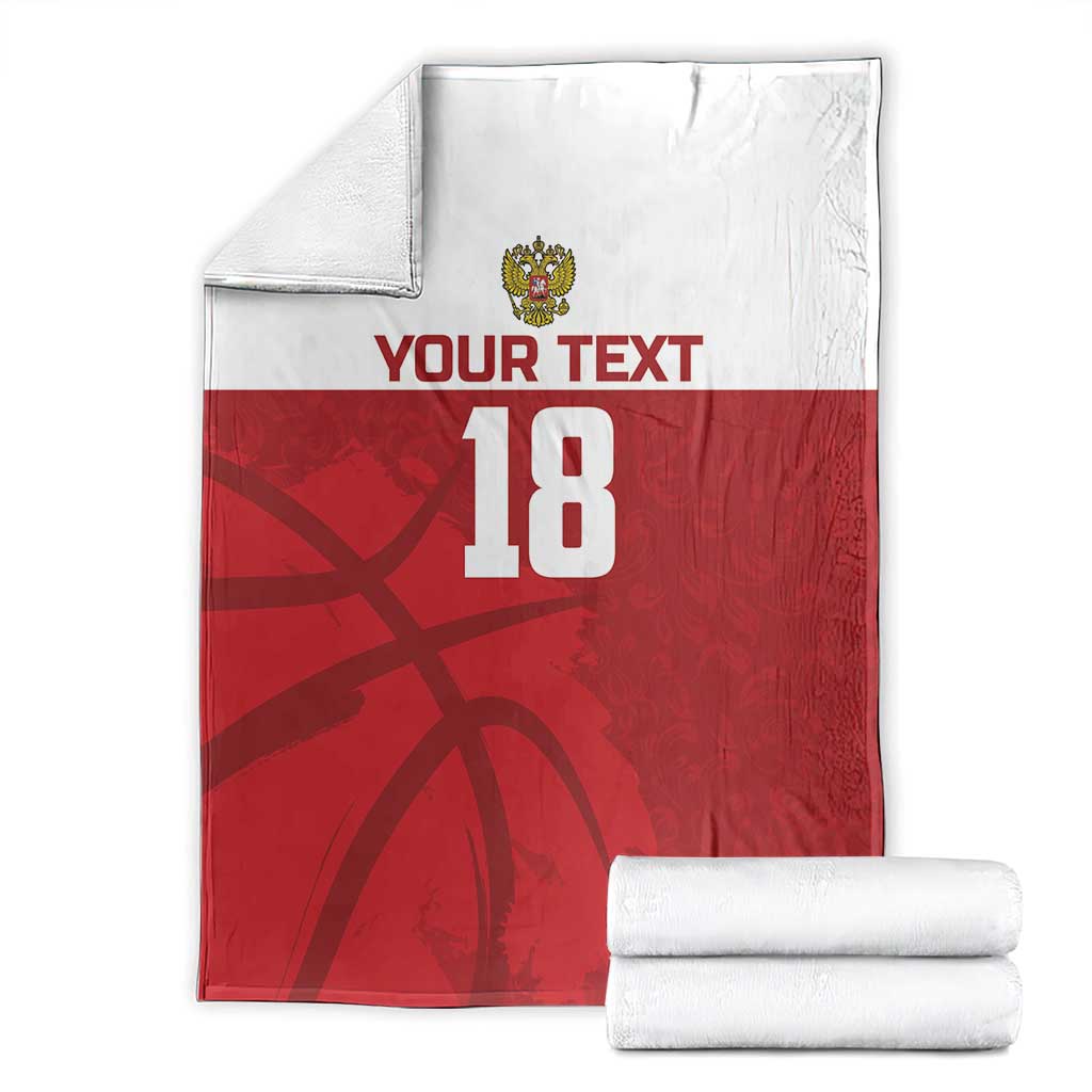 Russia Basketball Custom Blanket Go Champion - Wonder Print Shop