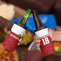 Russia Basketball Custom 4 in 1 Can Cooler Tumbler Go Champion - Wonder Print Shop