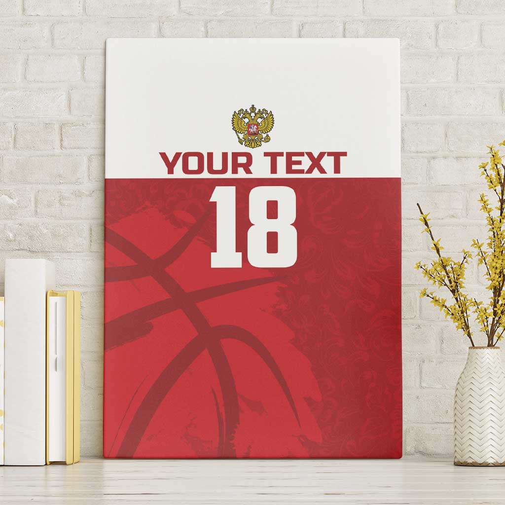 Russia Basketball Custom Canvas Wall Art Go Champion - Wonder Print Shop