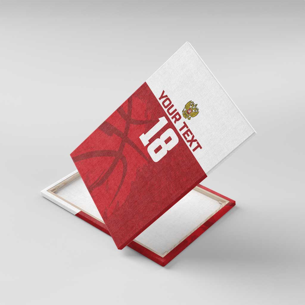 Russia Basketball Custom Canvas Wall Art Go Champion - Wonder Print Shop