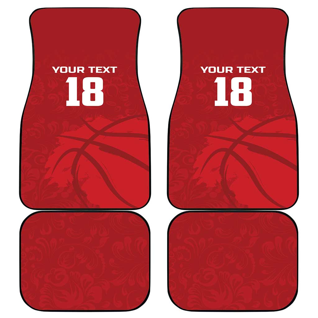 Russia Basketball Custom Car Mats Go Champion - Wonder Print Shop