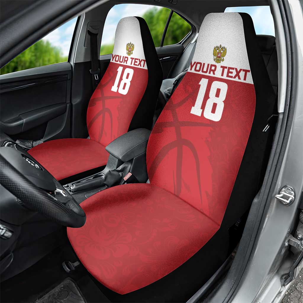 Russia Basketball Custom Car Seat Cover Go Champion - Wonder Print Shop