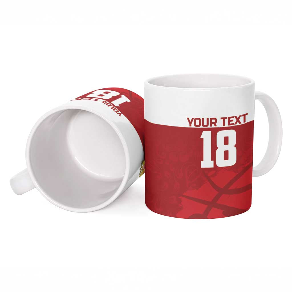 Russia Basketball Custom Ceramic Mug Go Champion - Wonder Print Shop