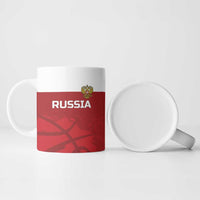 Russia Basketball Custom Ceramic Mug Go Champion - Wonder Print Shop