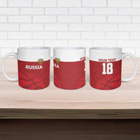 Russia Basketball Custom Ceramic Mug Go Champion - Wonder Print Shop