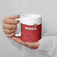 Russia Basketball Custom Ceramic Mug Go Champion - Wonder Print Shop