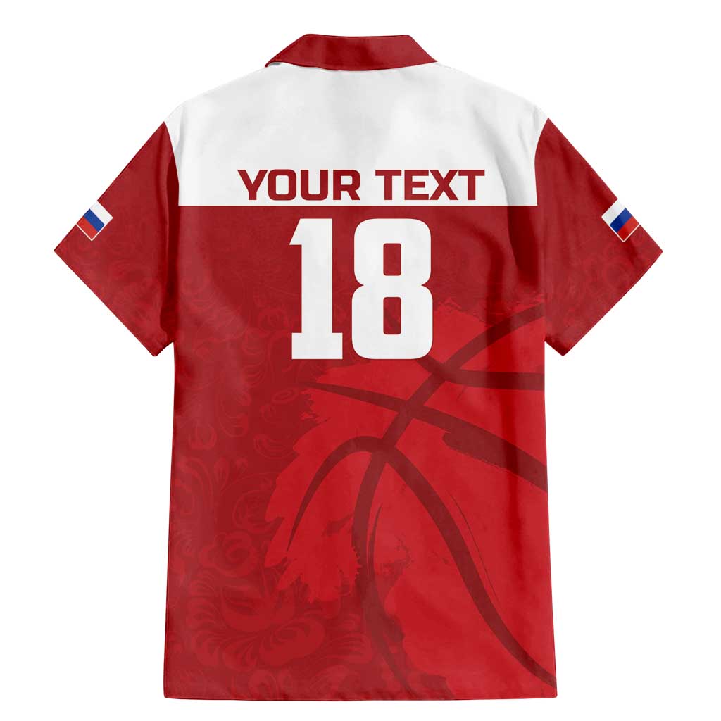 Russia Basketball Custom Family Matching Mermaid Dress and Hawaiian Shirt Go Champion - Wonder Print Shop