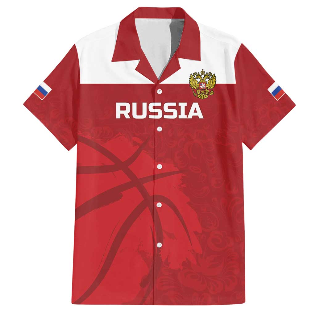 Russia Basketball Custom Family Matching Puletasi and Hawaiian Shirt Go Champion - Wonder Print Shop