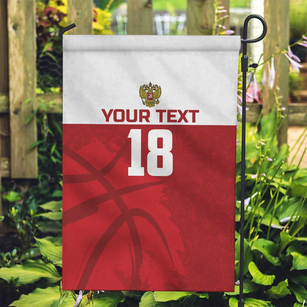 Russia Basketball Custom Garden Flag Go Champion - Wonder Print Shop