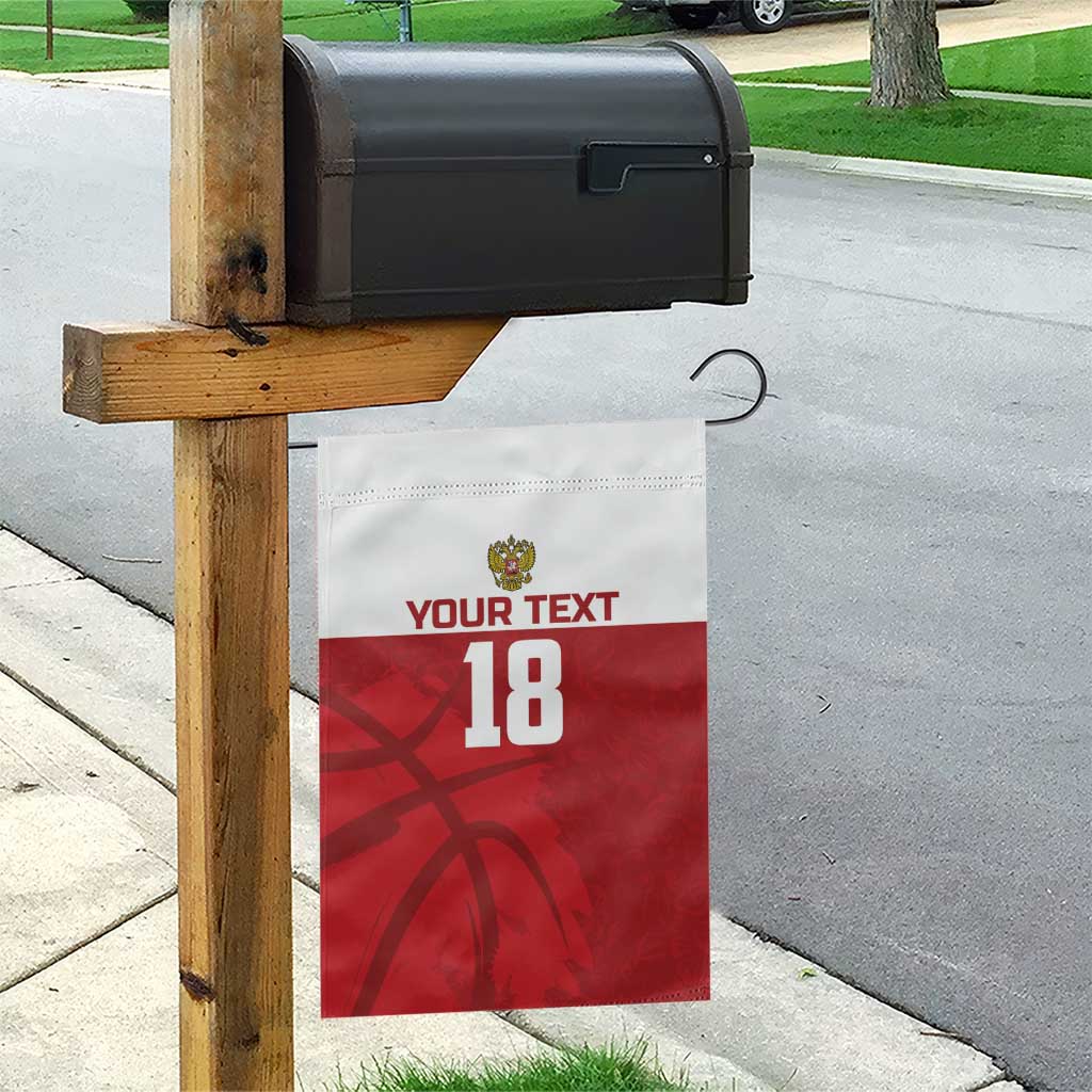 Russia Basketball Custom Garden Flag Go Champion - Wonder Print Shop