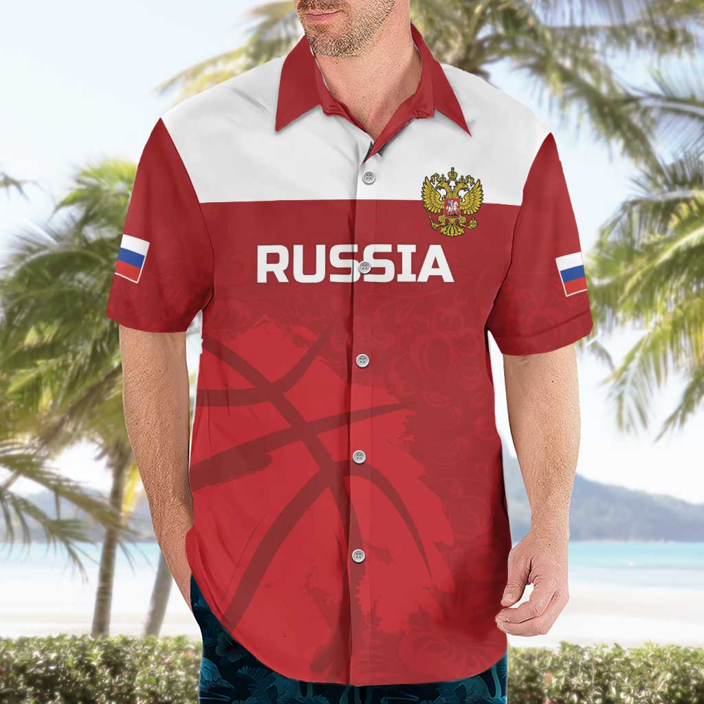 Russia Basketball Custom Hawaiian Shirt Go Champion - Wonder Print Shop